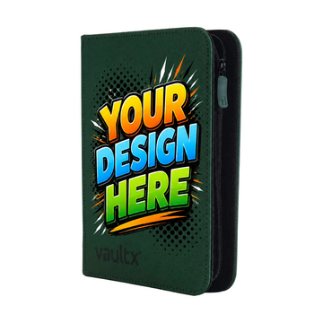 Custom - 4-Pocket Zip Binder – Forest Green