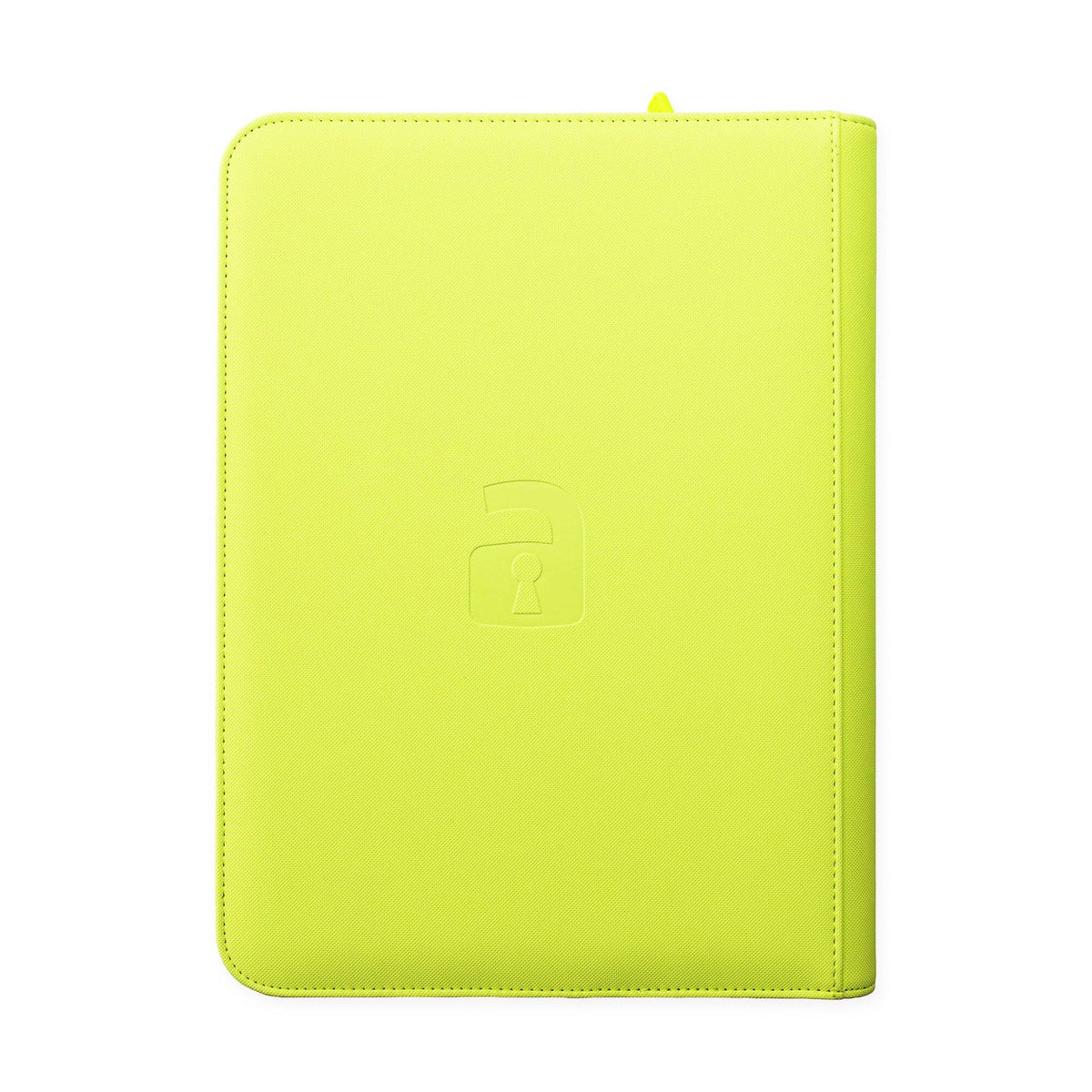 Custom - 9-Pocket Binder – Neon Yellow back