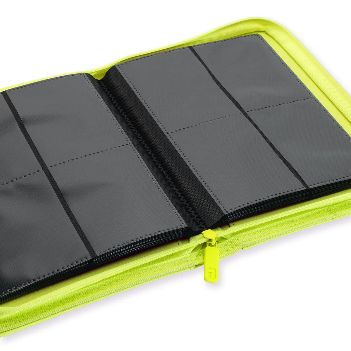 Custom - 4-Pocket Zip Binder – Neon Yellow