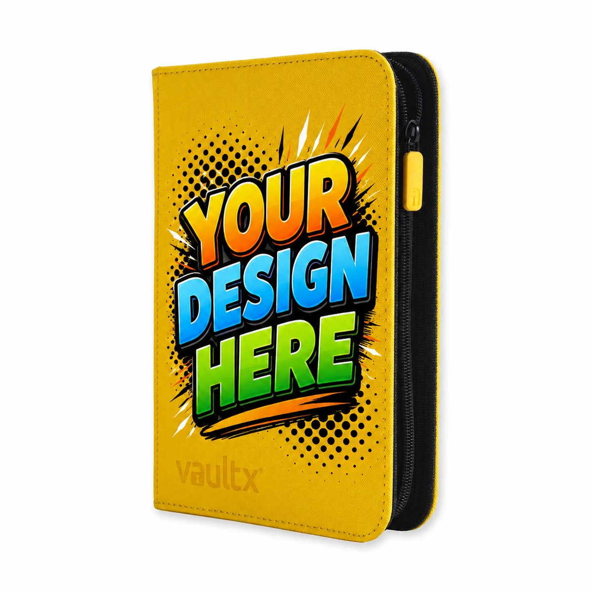 Custom - 4-Pocket Zip Binder – Sunrise Yellow
