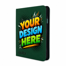 12-Pocket Exo-Tec® Zip Binder – Forest Green