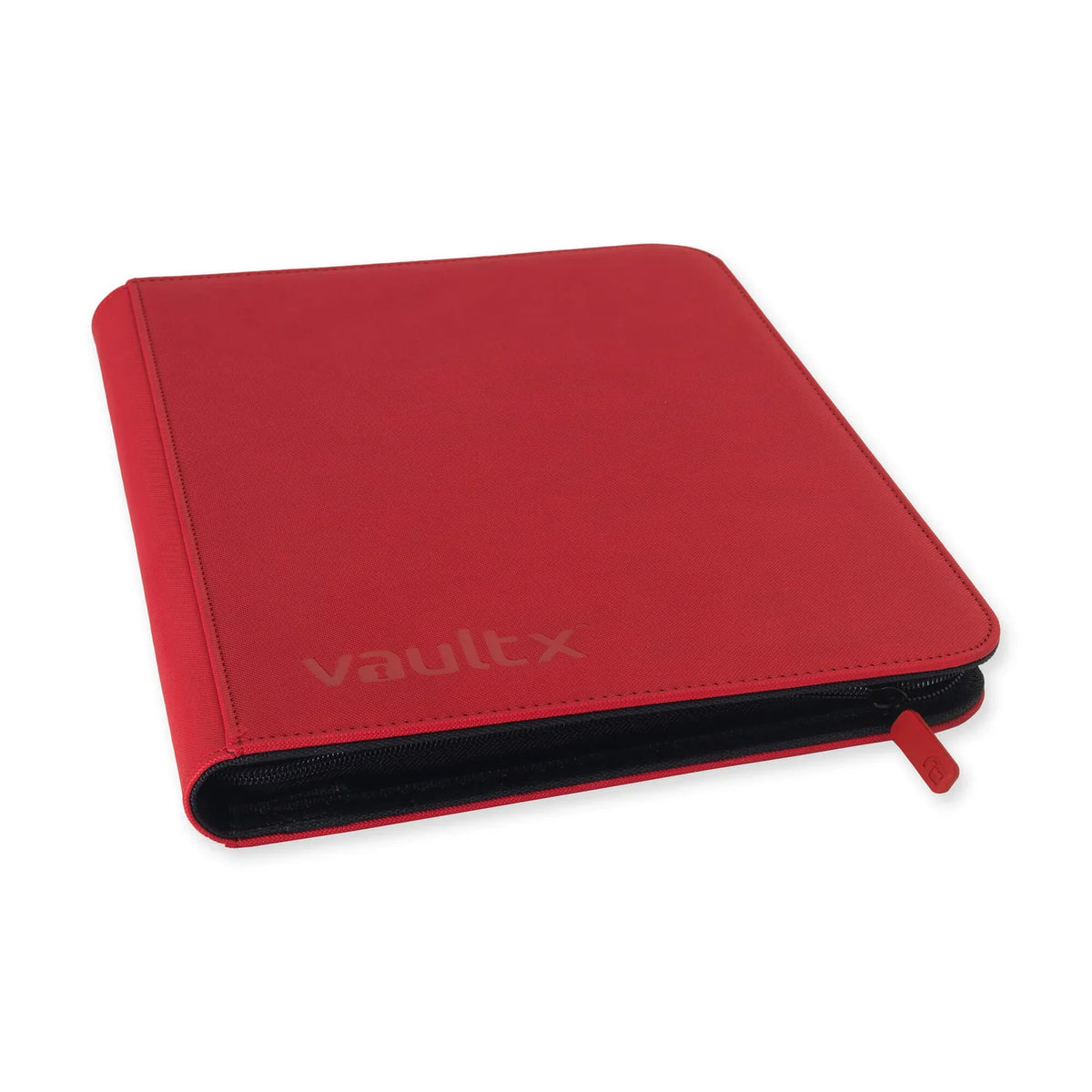 Custom - 9-Pocket Zip Binder – Fire Red