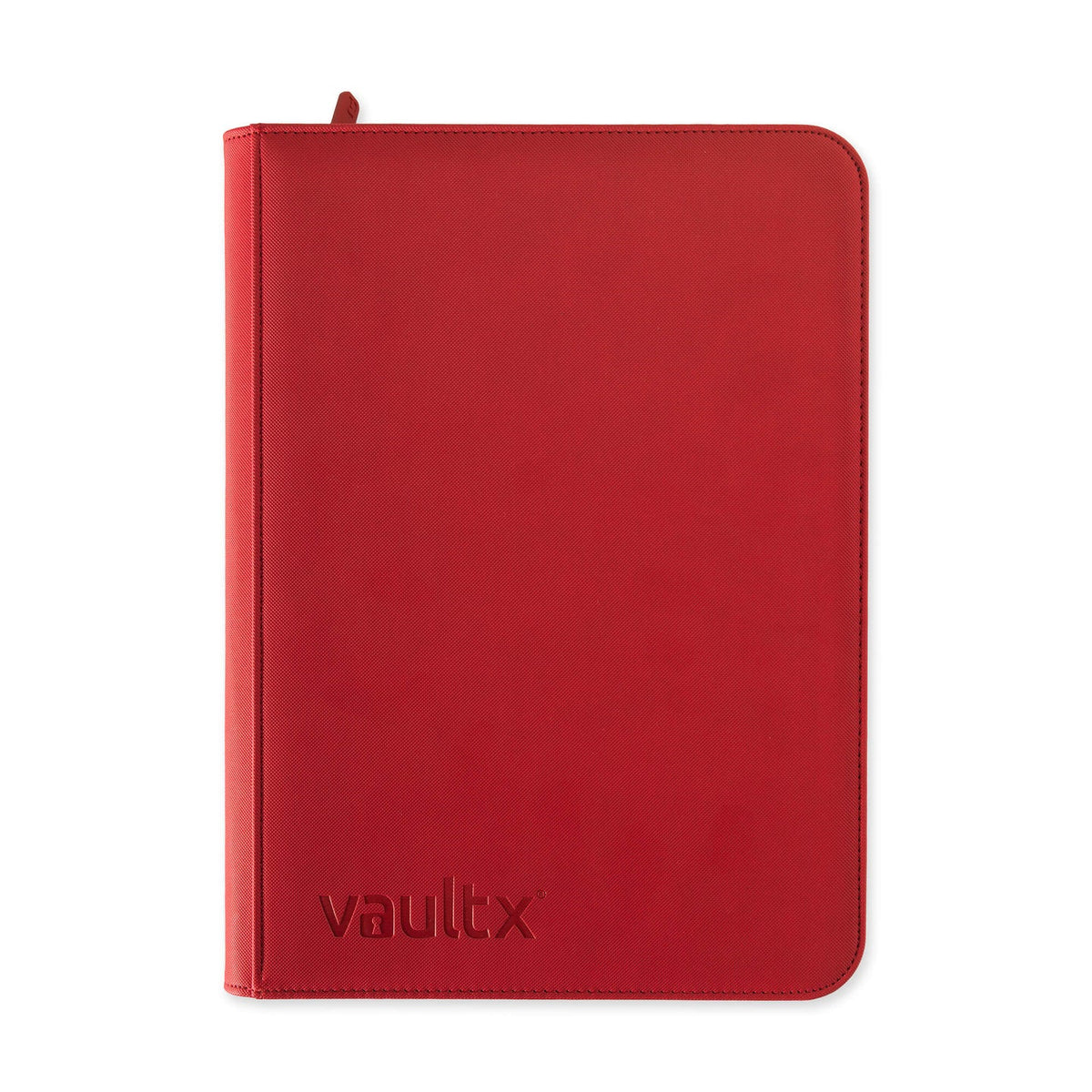 Custom - 9-Pocket Zip Binder – Fire Red