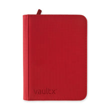 Custom - 4-Pocket Zip Binder – Fire Red