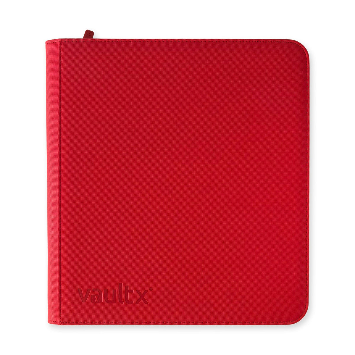12-Pocket Exo-Tec® Zip Binder – Fire Red front