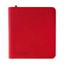 12-Pocket Exo-Tec® Zip Binder – Fire Red