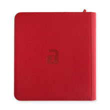 12-Pocket Exo-Tec® Zip Binder – Fire Red