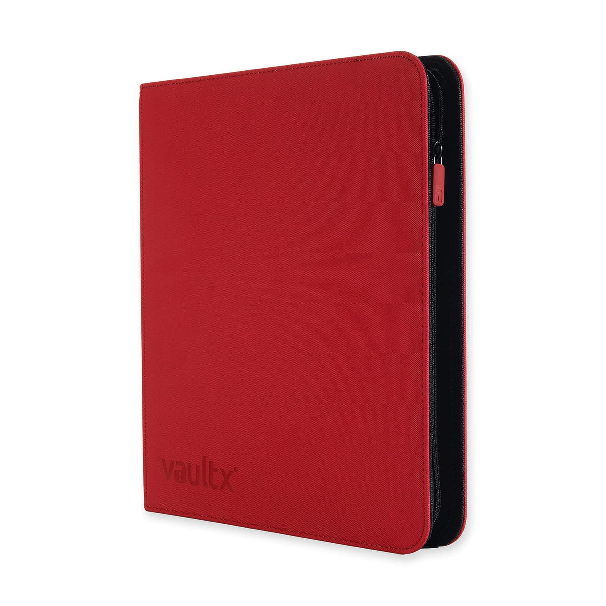 12-Pocket Exo-Tec® Zip Binder – Fire Red