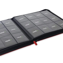 12-Pocket Exo-Tec® Zip Binder – Fire Red