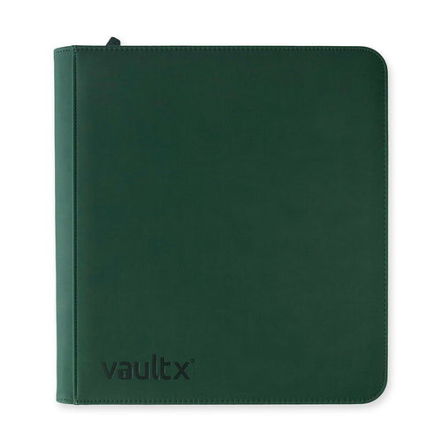 12-Pocket Exo-Tec® Zip Binder – Forest Green
