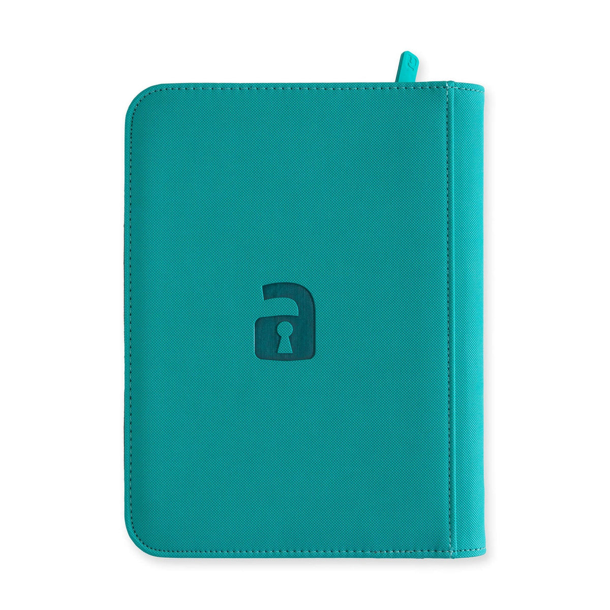 Custom - 4-Pocket Zip Binder – Ocean Blue back