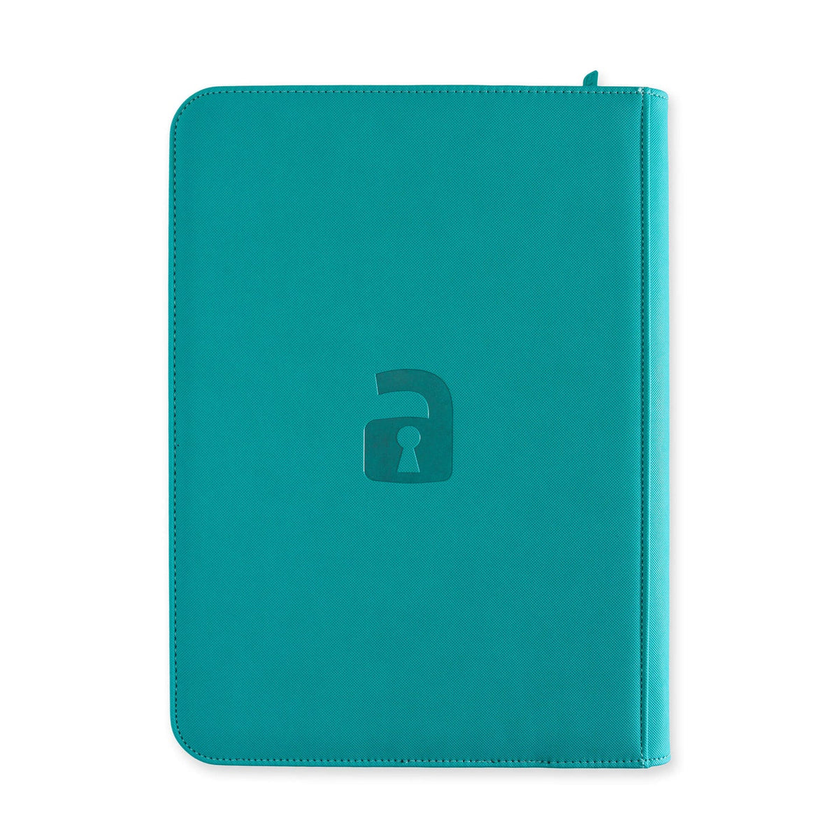 Custom - 9-Pocket Zip Binder – Ocean Blue back