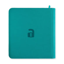 12-Pocket Exo-Tec® Zip Binder – Ocean Blue
